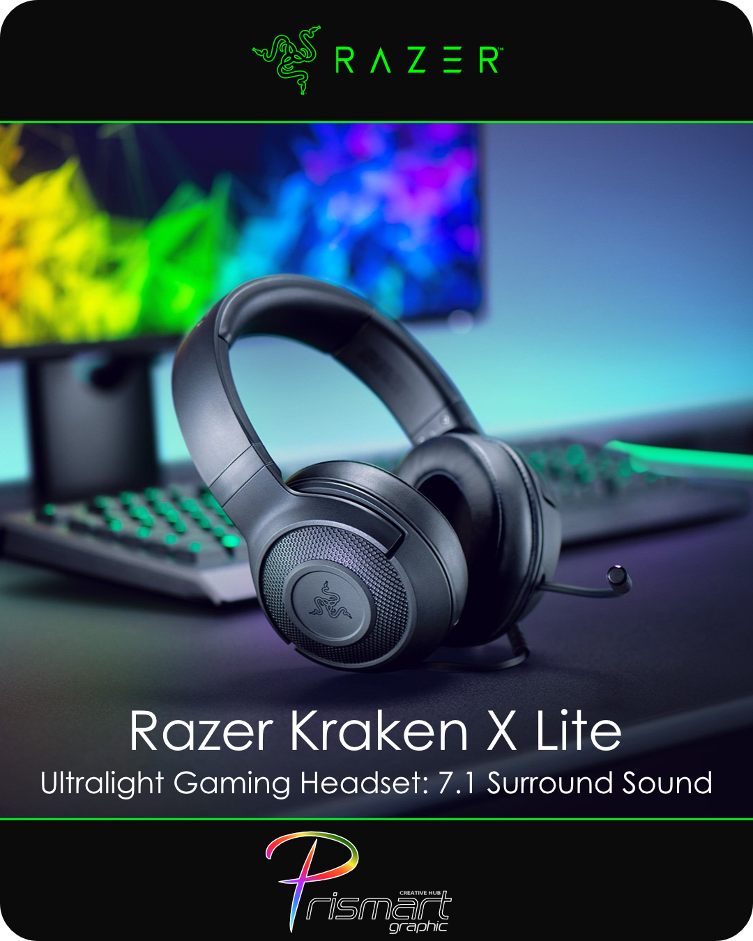 Razer Kraken X Lite Ultralight Gaming Headset